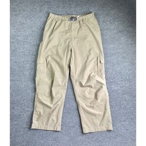 Nike ACG Cargo Pants Mens XL Tan Khaki Hiking Outdoor Belted Y2K Parachute